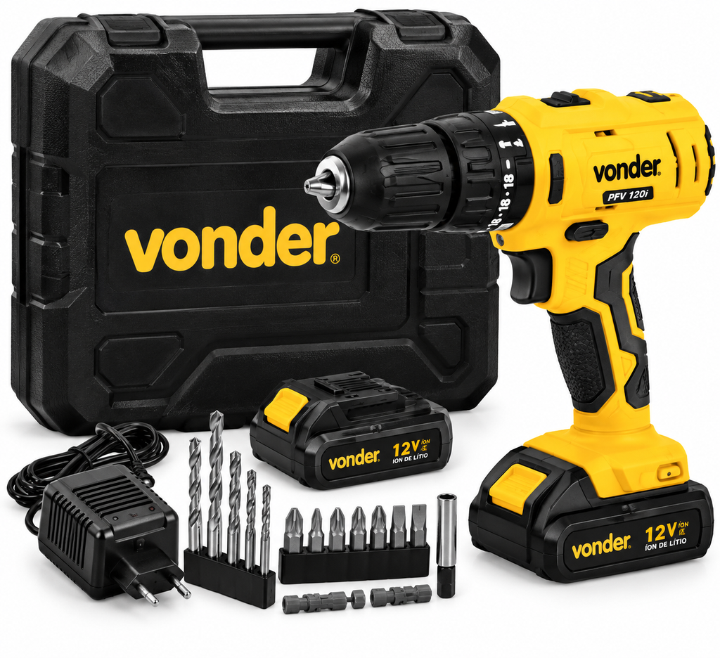 Vonder PFV 120i entre as melhores parafusadeiras custo-benefício